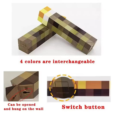 Pixel Brownstone Torch Lamp