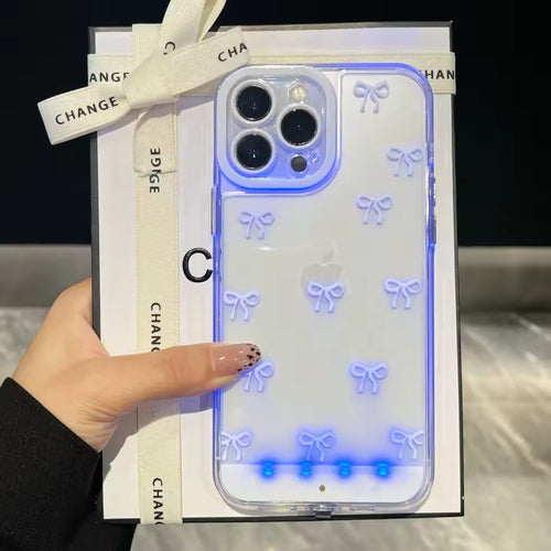 Luminous Bowknot iPhone Case