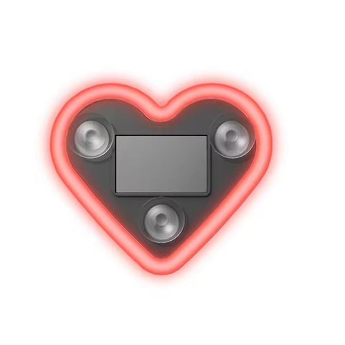 Solar Heart Shaped Neon Light