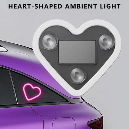 Solar Heart Shaped Neon Light