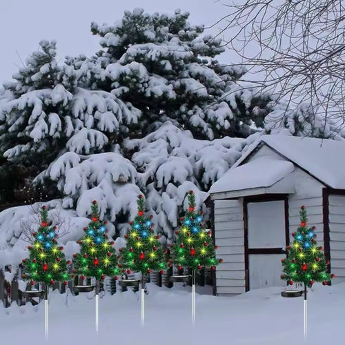 Solar Cedar Tree Lights
