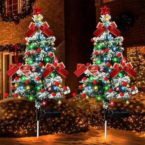 Solar Cedar Tree Lights